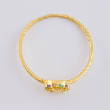 Circle Heart Ring 1.05 g / T8 18K Yellow Gold
