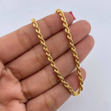 Rope Chain 7.35gr / 55.1cm / 3.6mm Yellow Gold +3 18K $