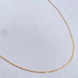 Flat Mariner Chain 4.05gr / 60cm / 1.8mm Yellow Gold +3 18K &