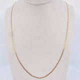 Flat Mariner Chain 4.05gr / 60cm / 1.8mm Yellow Gold +3 18K &