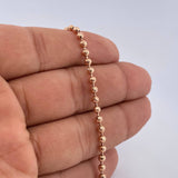 Military Style Bracelet 5.25gr / 7.1in / 18K Gold &