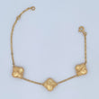 Bracelet Clover 5.95gr / 7.5in / 18K Gold &
