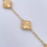 Bracelet Clover 5.95gr / 7.5in / 18K Gold &