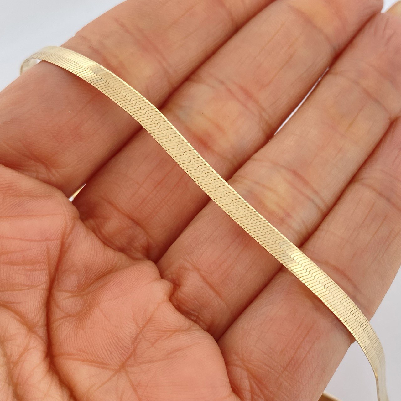 Cadena Espejo 8.5gr / 45cm / +3 Oro 18K &
