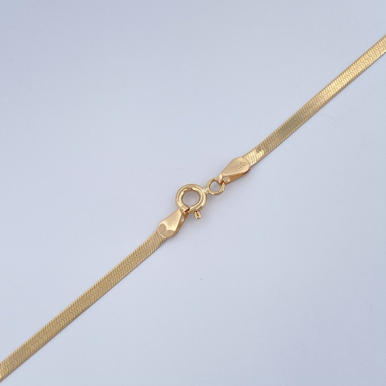 Herringbone Chain 4.7gr / 19.7in / +3 18K Gold &