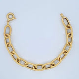 Paperclip Bracelet 7.1gr / 19.5cm / +3 18K Gold $