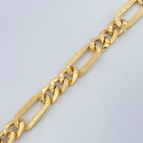 Figaro Bracelet 4.15gr / 7.5in / +1 18K Gold $