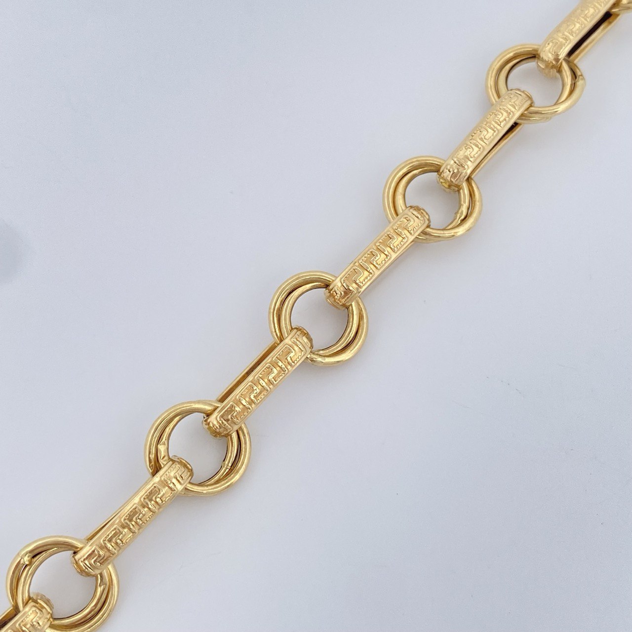 Pulso Enlazado 4.65gr / 20.5cm / +3 Oro 18K $