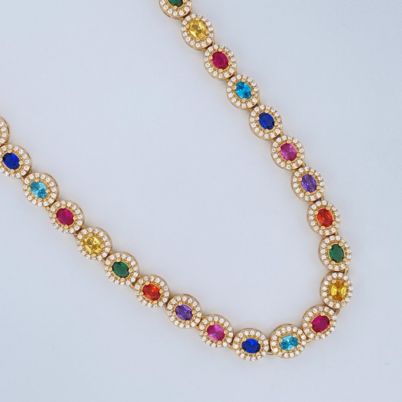 Tennis Chain 52.85gr / 18.1in / Spanish Origin 18K Gold $