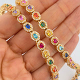 Tennis Chain 52.85gr / 18.1in / Spanish Origin 18K Gold $