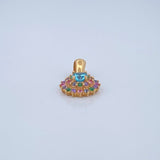 Lotus Flower Pendant 1.75gr / 1.8cm / 18K Gold !