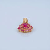 Lotus Flower Pendant 1.7gr / 1.8cm (0.7 inches) / 18K Gold $