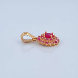 Lotus Flower Pendant 1.7gr / 1.8cm (0.7 inches) / 18K Gold $