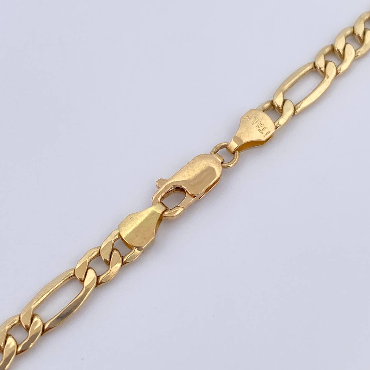 Cadena Figaro 12.2gr / 60cm / 5.1mm Oro Amarillo +0 18K $