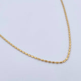 Morse Chain 2.6gr / 60.6cm / 0.9mm Yellow Gold +3 18K &