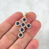 Dije Cruz Tupida 3.5gr / 1 1/2 in / Oro Amarillo 18K *