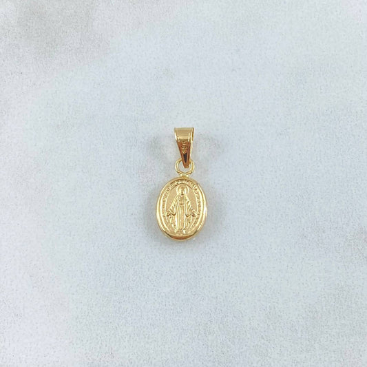 Dije Virgen Milagrosa 0.85gr / 3/4 in / Oro Amarillo 18K ©
