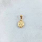 Dije Virgen Milagrosa 0.85gr / 3/4 in / Oro Amarillo 18K ©