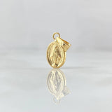 Pendant Miraculous Virgin 0.45gr / 1.5cm / Yellow Gold 18K ©