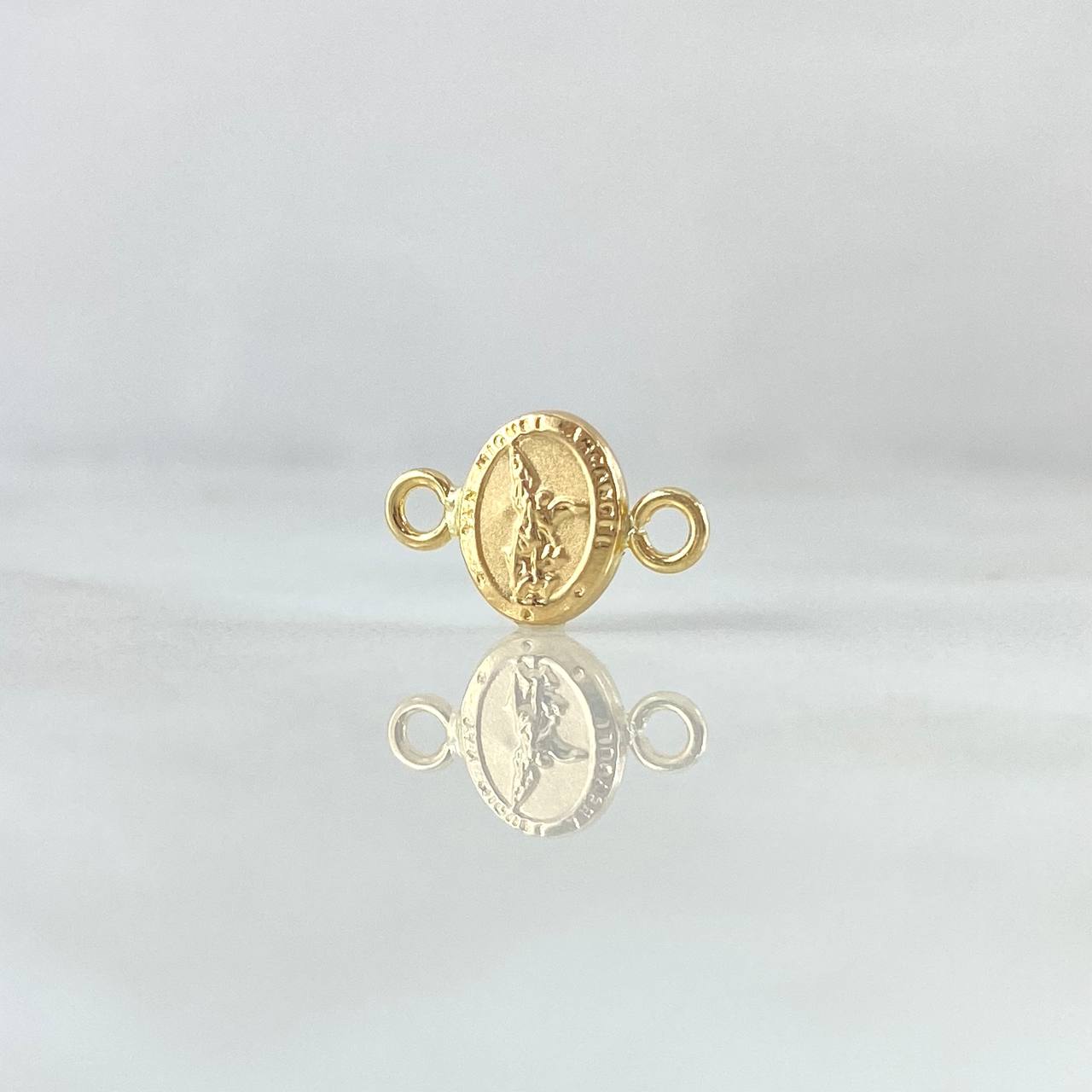 Herraje San Miguel 0.35gr / 1.3cm / Troquelado Oro Amarillo 18K *