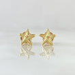 Stud Earrings Starfish 0.55gr / 7.5mm Yellow Gold 18K