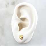 Topos Corazon Bordeado 0.65gr / 6.8mm Oro Amarillo 18K *