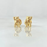 Topos Oso Mano Arriba 0.55gr / 7.7mm Oro Amarillo 18K *