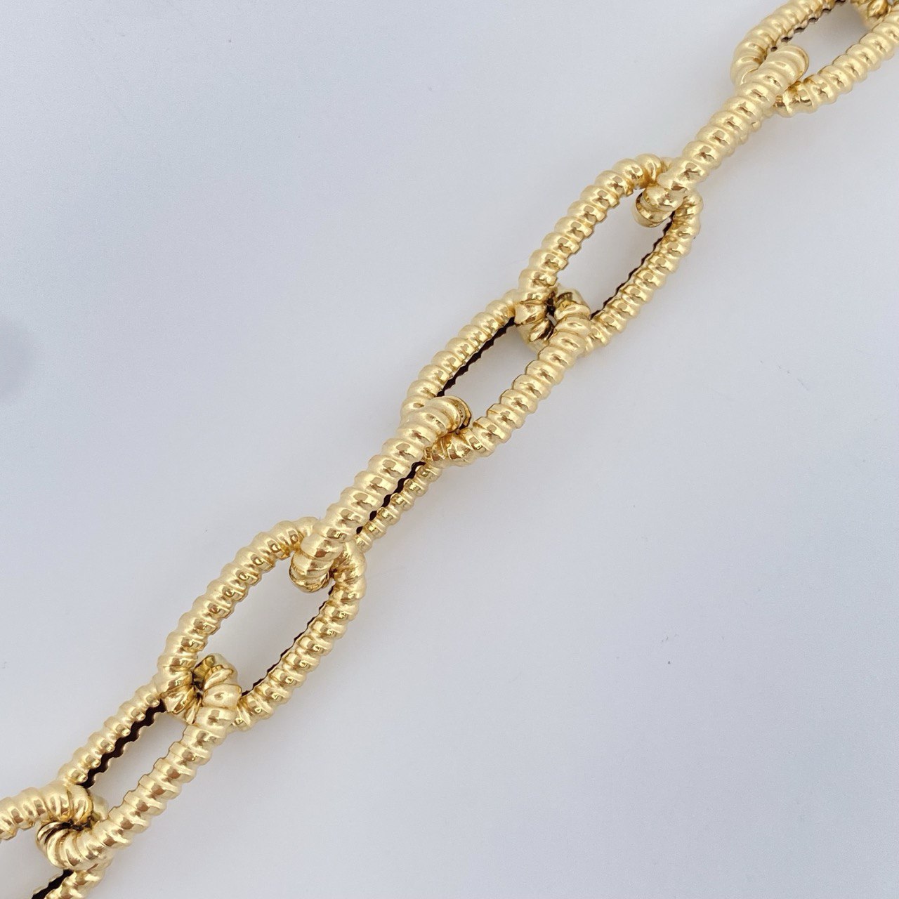 Bracelet Box 6.95gr / 7.9in / +3 18K Gold $