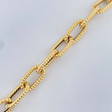 Paperclip Bracelet 7.1gr / 19.5cm / +3 18K Gold $