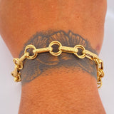 Pulso Enlazado 4.65gr / 20.5cm / +3 Oro 18K $