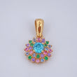 Lotus Flower Pendant 1.75gr / 1.8cm / 18K Gold !