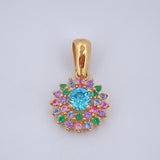 Lotus Flower Pendant 1.75gr / 1.8cm / 18K Gold !