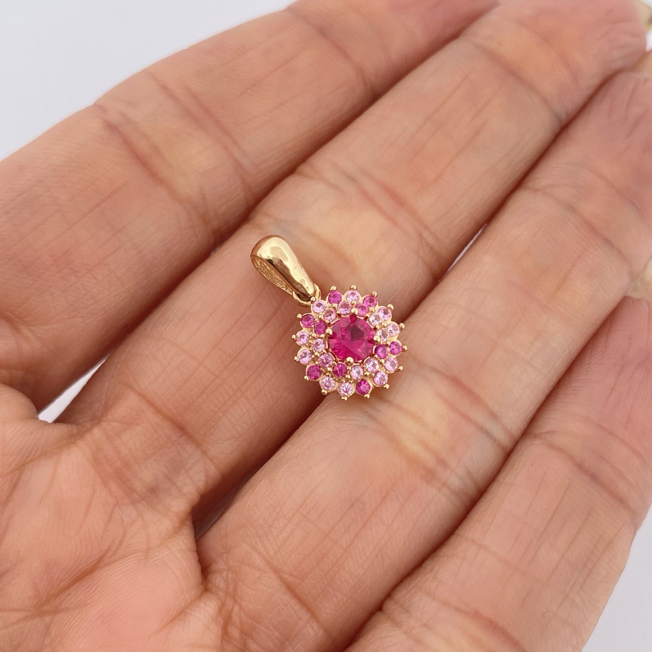 Lotus Flower Pendant 1.7gr / 1.8cm (0.7 inches) / 18K Gold $