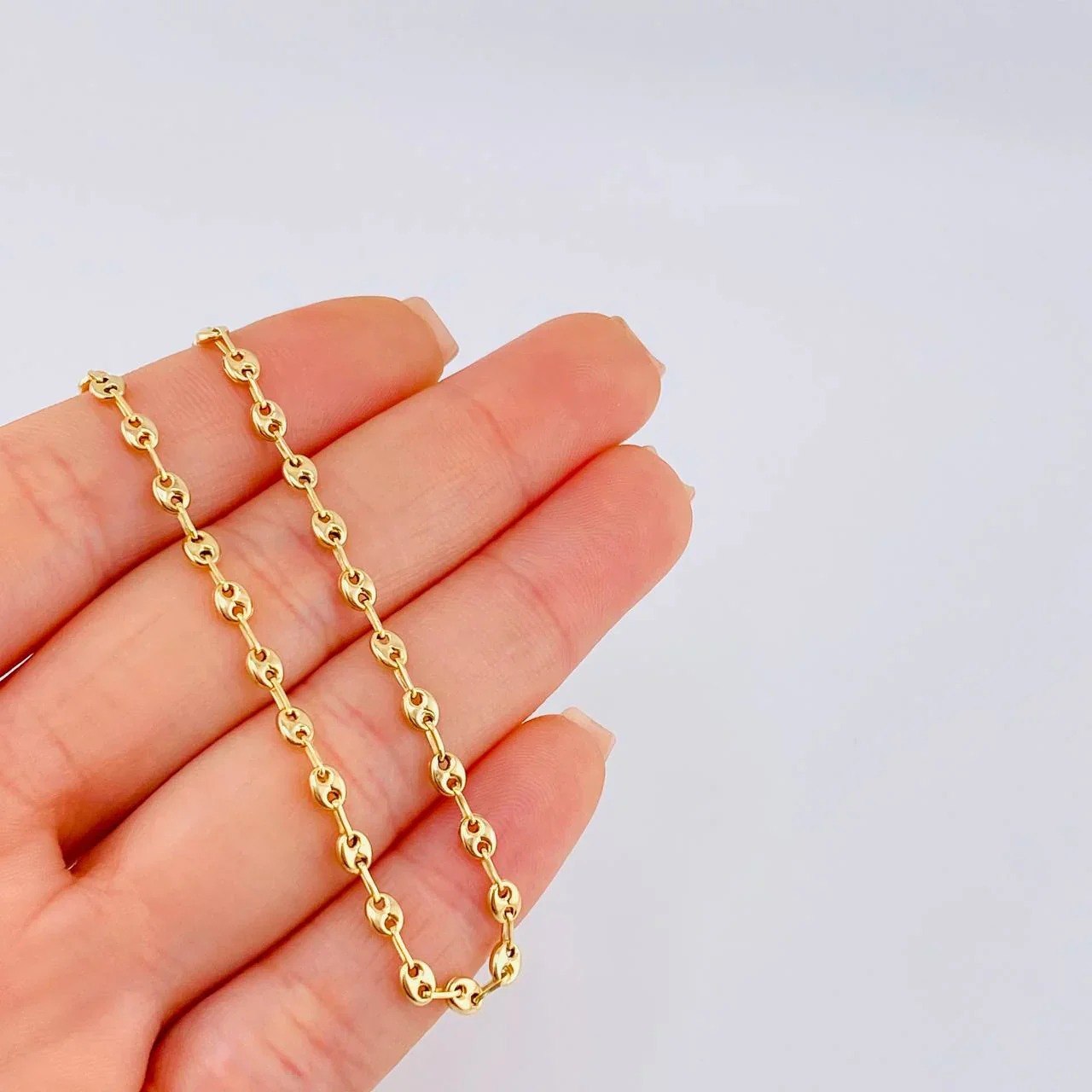 Cadena GC 4.65g / 49cm / 3.3mm Oro Amarillo 18K