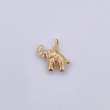 Pendant Elephant 0.8gr / 2cm / 18K Yellow Gold Stamped &