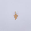 Dije Letra V 0.4gr / 1.7cm / Oro Amarillo 18K &