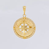 Dije Medalla Estrella Cardinal 4.3g / 1 1/4 in Oro Amarillo 18K