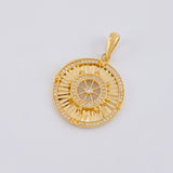 Dije Medalla Timon 4.45g / 1 1/4 in Oro Amarillo 18K