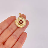 Dije Medalla Timon 4.45g / 1 1/4 in Oro Amarillo 18K