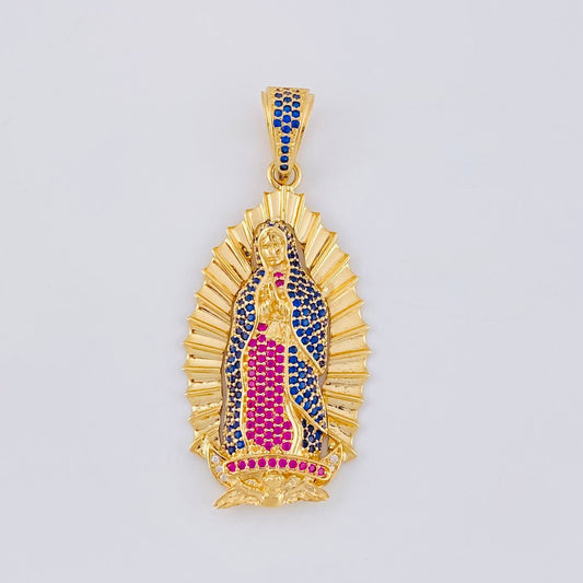 Pendant Virgin Guadalupe 9.5g / 2 in Yellow Gold 18K