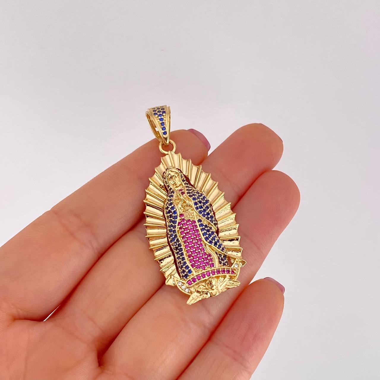 Dije Virgen Guadalupe 9.5g / 2 in Oro Amarillo 18K