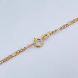Figaro Chain 1.5gr / 19.7in / 18K Gold +1 $