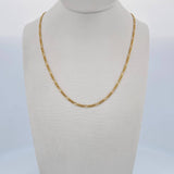 Cadena Figaro 1.65gr / 49cm / 1.9mm Oro Amarillo +1 18K $