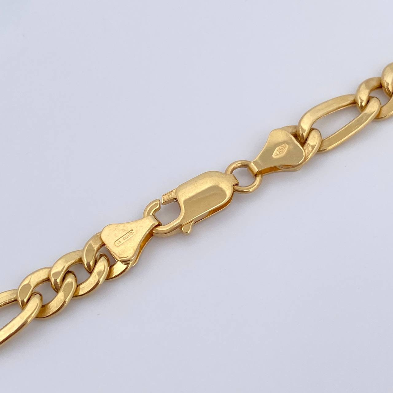 Figaro Chain 22.9gr / 60.5cm / 6.5mm Yellow Gold +0 18K $