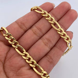 Figaro Chain 22.9gr / 60.5cm / 6.5mm Yellow Gold +0 18K $