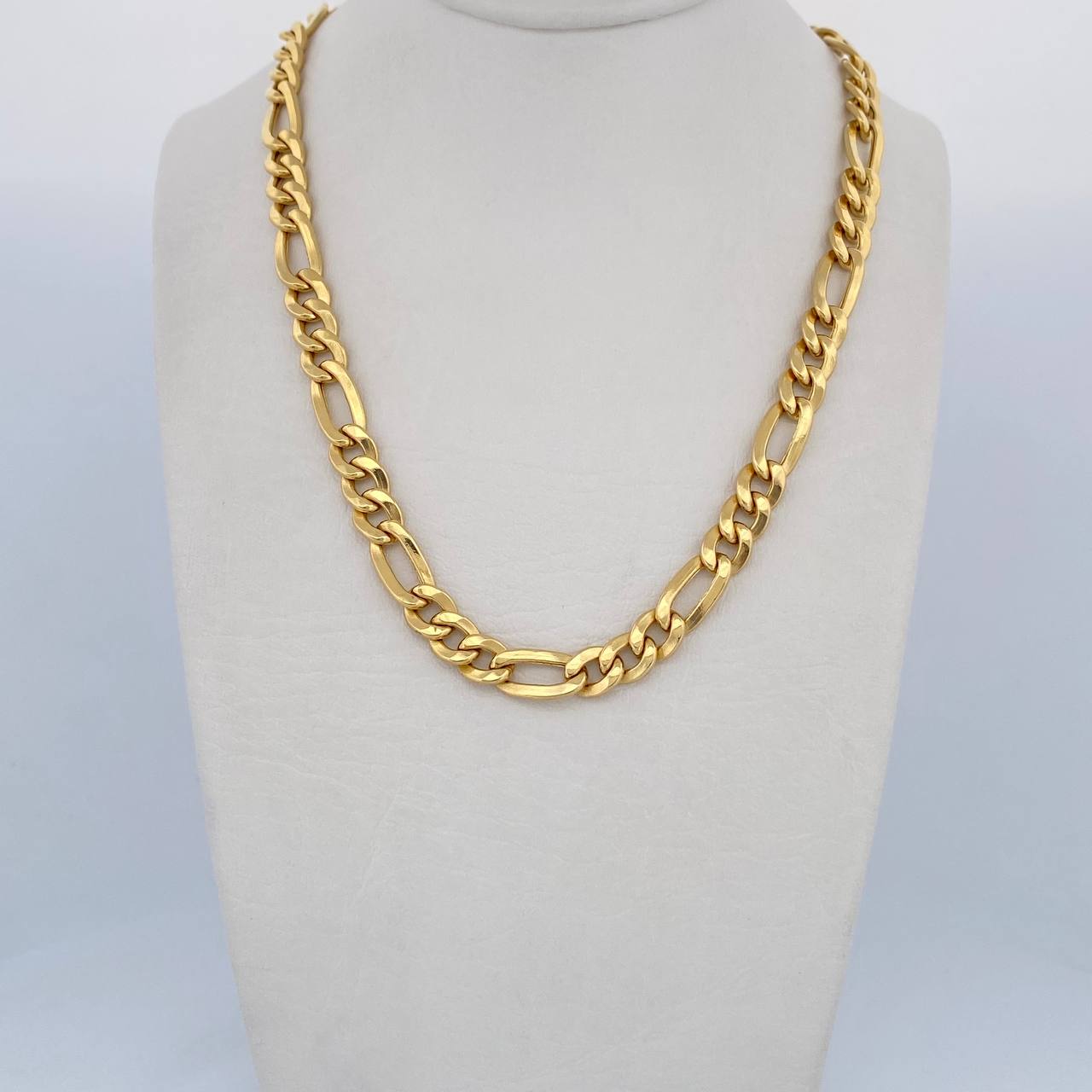 Figaro Chain 22.9gr / 60.5cm / 6.5mm Yellow Gold +0 18K $