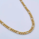 Cadena Figaro 8.5gr / 59.5cm / 3.9mm Oro Amarillo +0 18K $