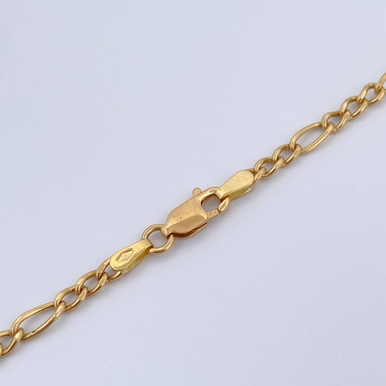 Cadena Figaro 4.7gr / 50cm / 3.3mm Oro Amarillo +0 18K $
