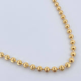 Military Chain 29.35gr / 65.7cm / 4mm Diamond Cut Yellow Gold Moon +3 18K $