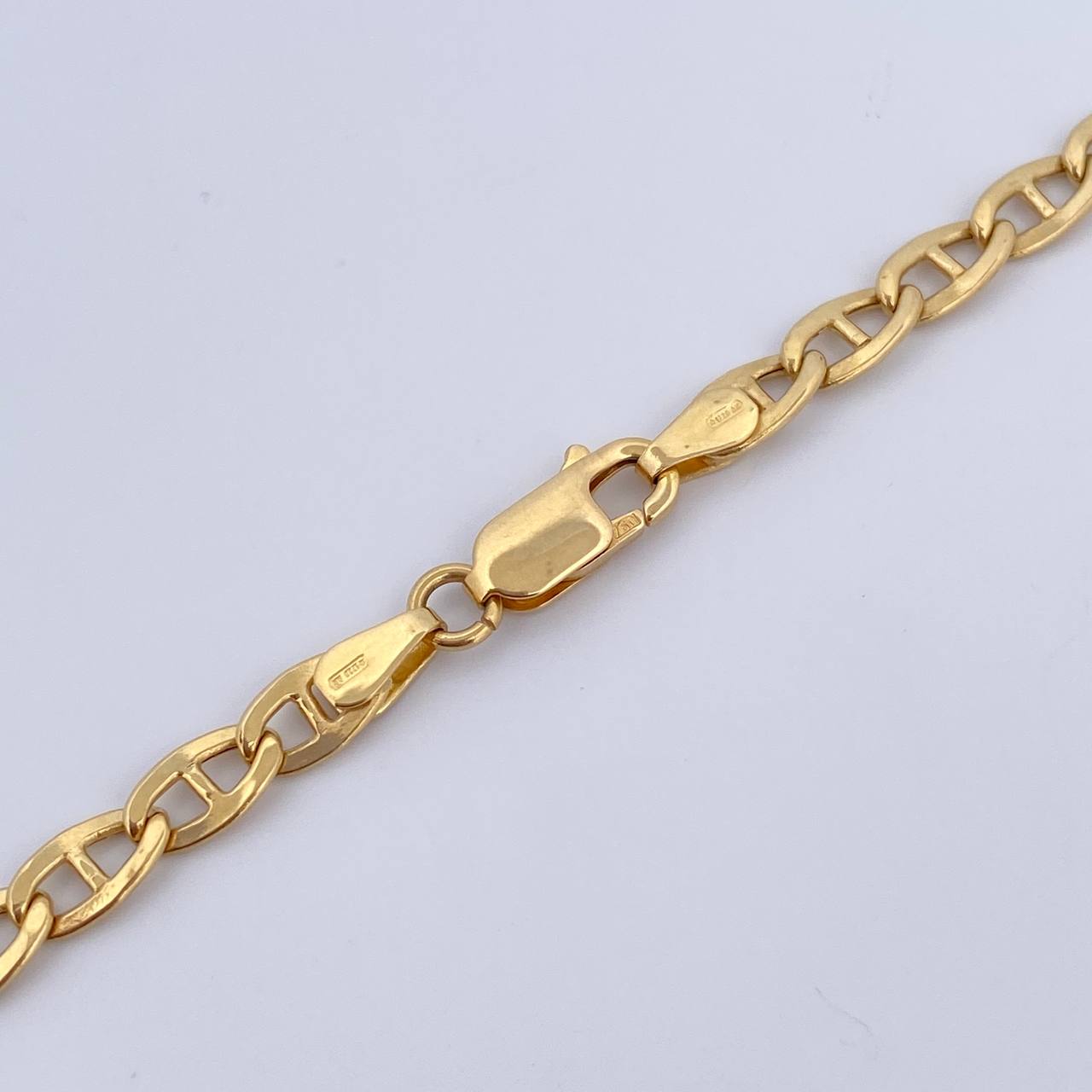 Flat Mariner Chain 9.65gr / 60cm / 4.3mm Yellow Gold +3 18K $